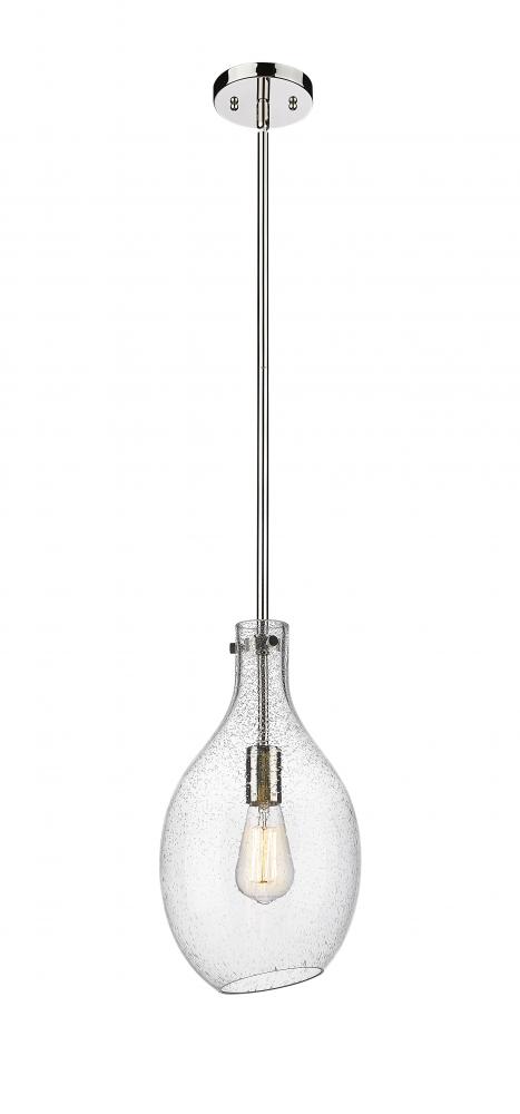 Norwalk - 1 Light - 9 inch - Polished Nickel - Stem hung - Mini Pendant