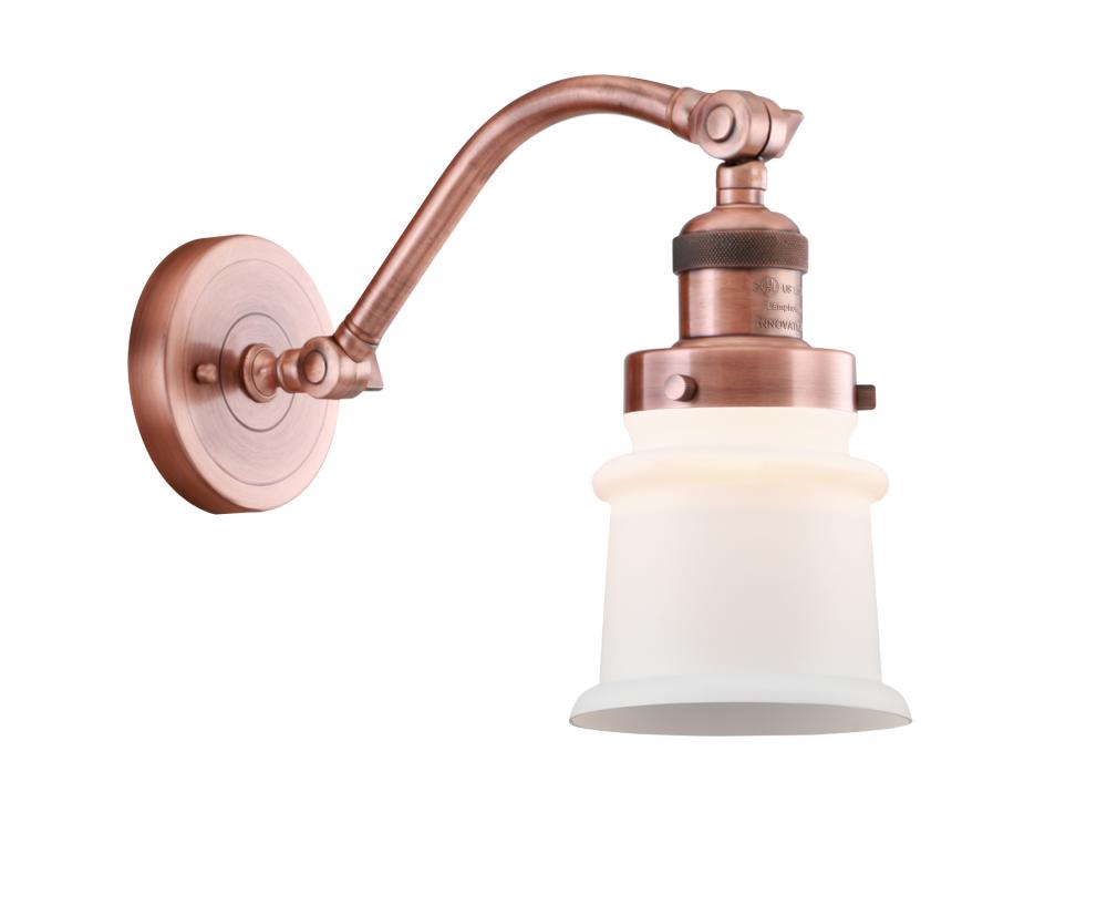 Canton - 1 Light - 7 inch - Antique Copper - Adjustable Sconce