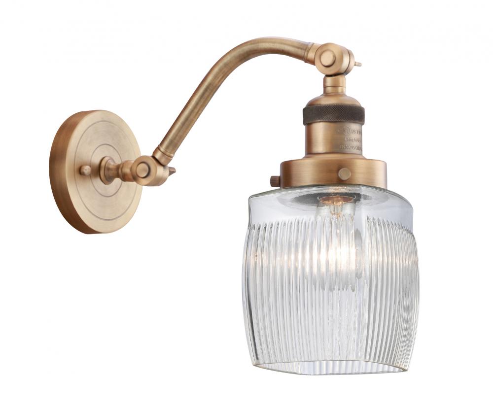 Colton - 1 Light - 6 inch - Brushed Brass - Adjustable Sconce