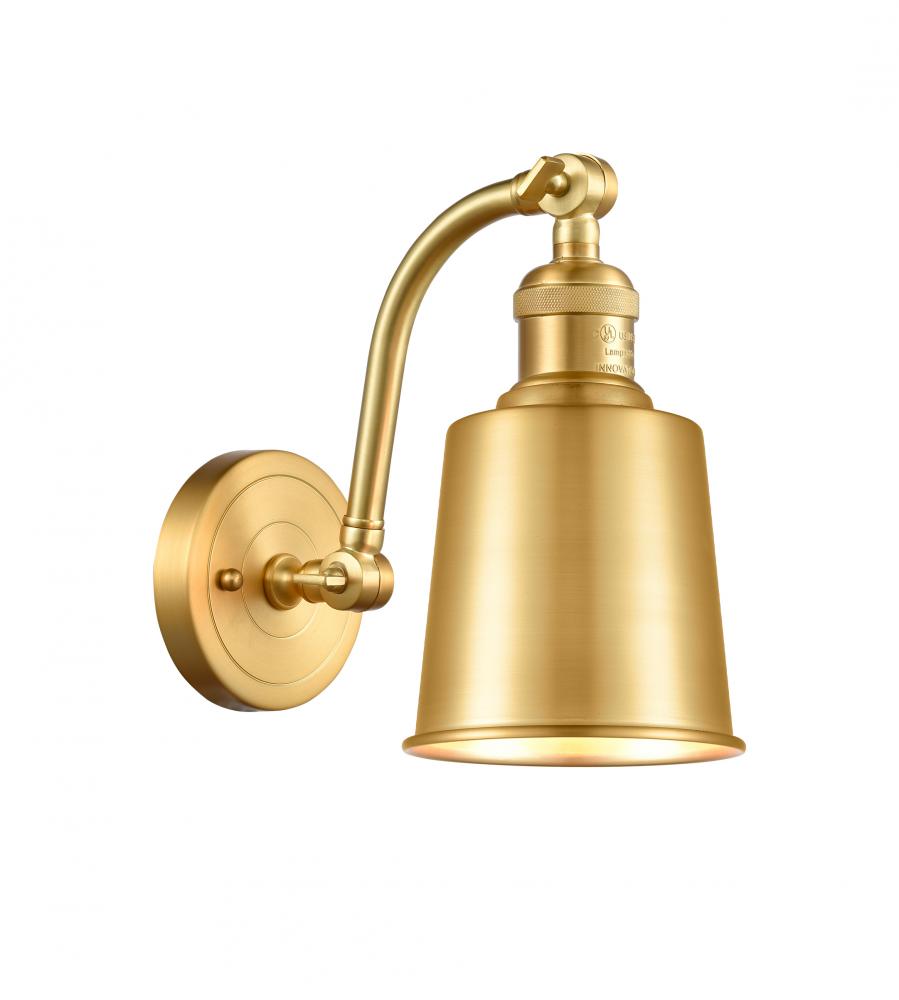 Addison - 1 Light - 5 inch - Satin Gold - Adjustable Sconce