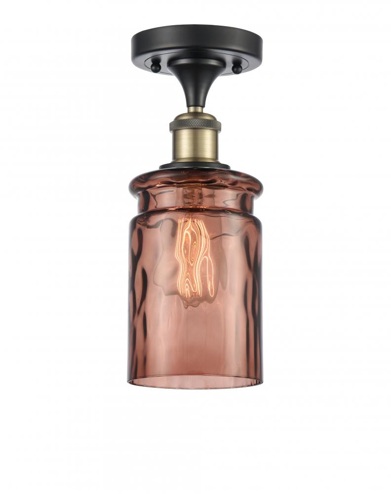 Candor 1 Light Semi-Flush Mount