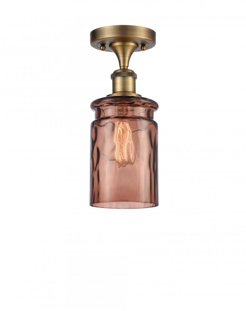 Candor 1 Light Semi-Flush Mount