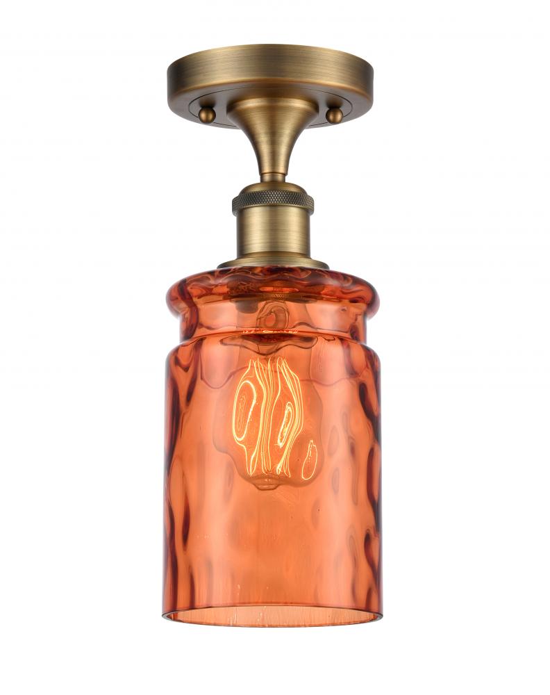 Candor 1 Light Semi-Flush Mount