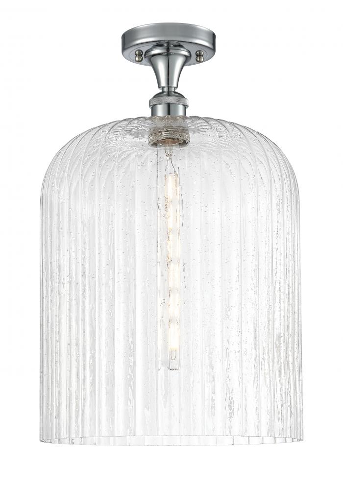 Bridal Veil - 1 Light - 5 inch - Polished Chrome - Semi-Flush Mount