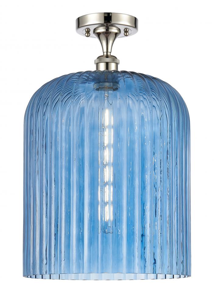 Bridal Veil - 1 Light - 5 inch - Polished Nickel - Semi-Flush Mount