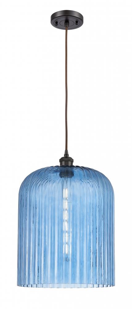 Bridal Veil - 1 Light - 5 inch - Oil Rubbed Bronze - Cord hung - Mini Pendant