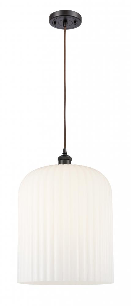 Bridal Veil - 1 Light - 5 inch - Oil Rubbed Bronze - Cord hung - Mini Pendant