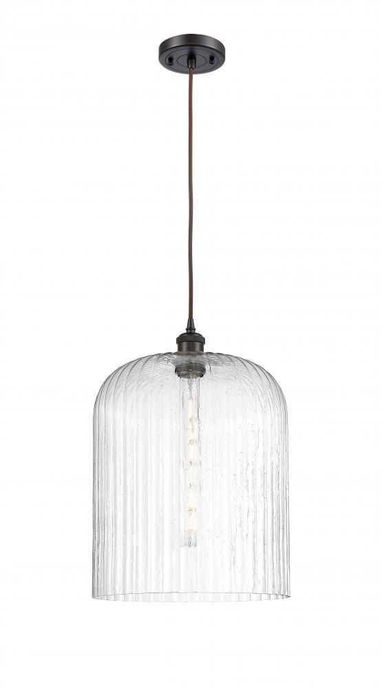 Bridal Veil - 1 Light - 5 inch - Oil Rubbed Bronze - Cord hung - Mini Pendant