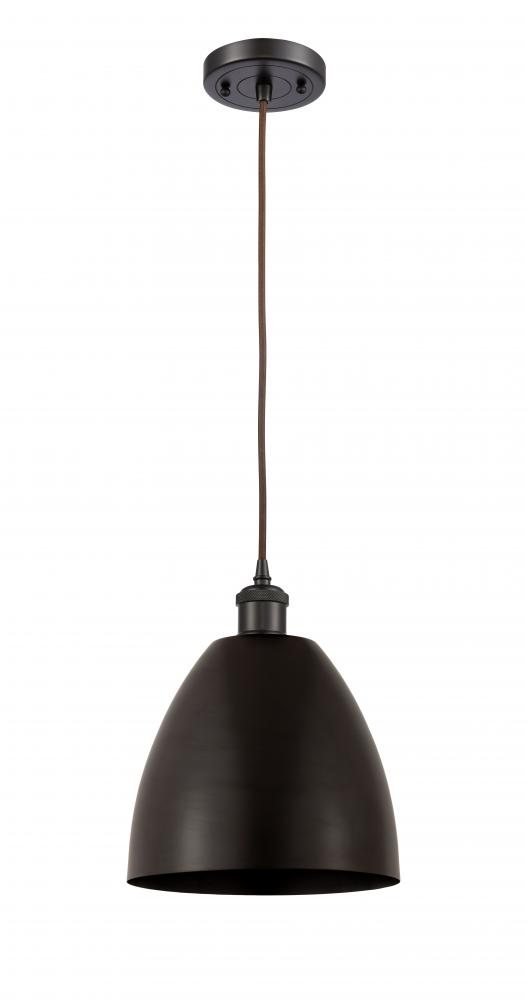 Bristol - 1 Light - 9 inch - Oil Rubbed Bronze - Cord hung - Mini Pendant