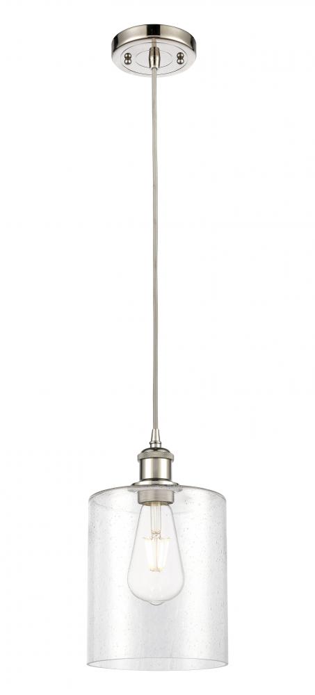 Paladin - 1 Light - 7 inch - Polished Nickel - Cord hung - Mini Pendant