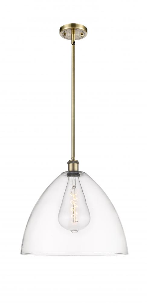 Bristol - 1 Light - 16 inch - Antique Brass - Pendant