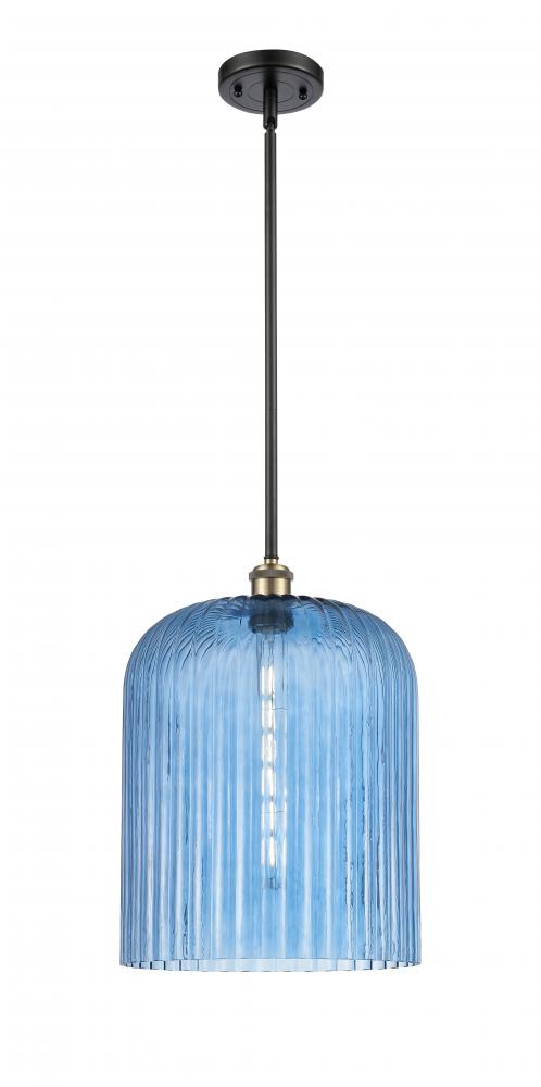 Bridal Veil - 1 Light - 5 inch - Black Antique Brass - Mini Pendant