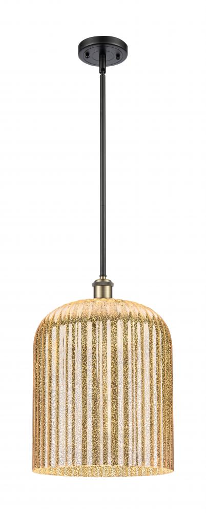 Bridal Veil - 1 Light - 5 inch - Black Antique Brass - Mini Pendant