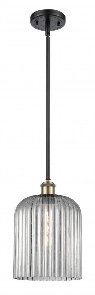 Bridal Veil - 1 Light - 5 inch - Black Antique Brass - Mini Pendant