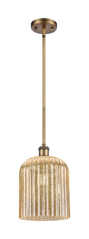 Bridal Veil - 1 Light - 5 inch - Brushed Brass - Mini Pendant