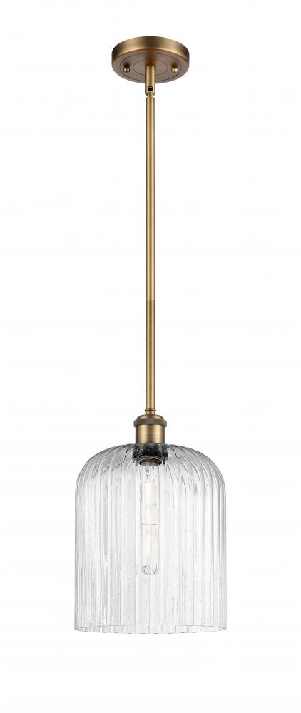 Bridal Veil - 1 Light - 5 inch - Brushed Brass - Mini Pendant