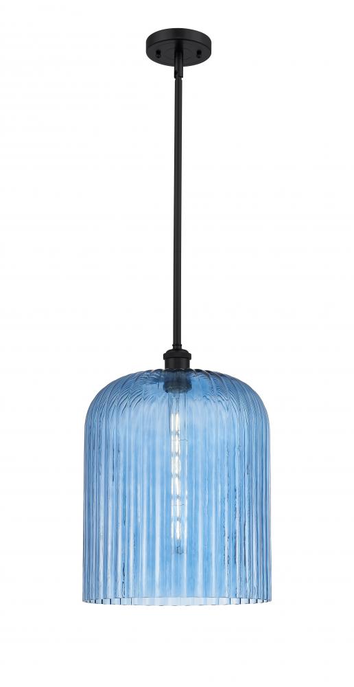 Bridal Veil - 1 Light - 5 inch - Matte Black - Mini Pendant