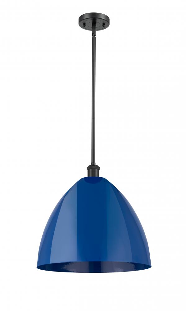 Plymouth - 1 Light - 16 inch - Matte Black - Pendant