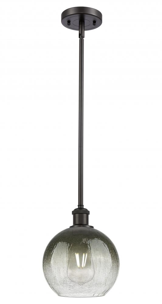 Brookhaven Globe - 1 Light - 8 inch - Oil Rubbed Bronze - Stem hung - Mini Pendant