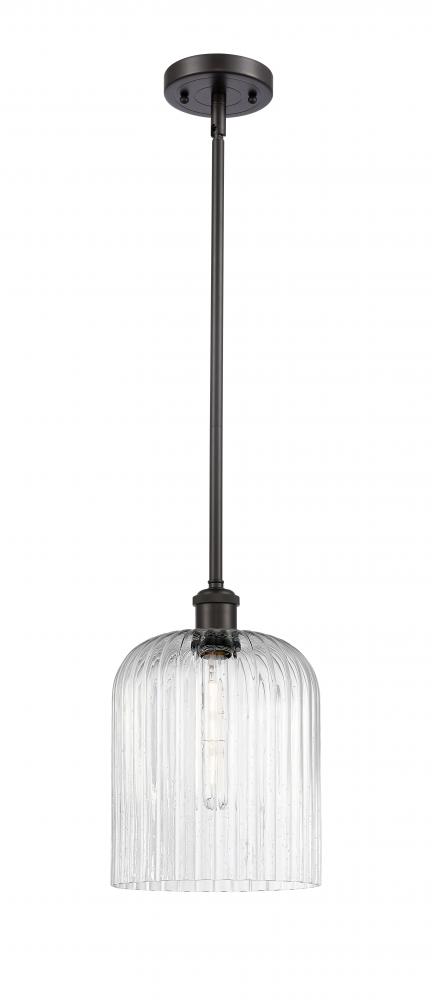 Bridal Veil - 1 Light - 5 inch - Oil Rubbed Bronze - Mini Pendant