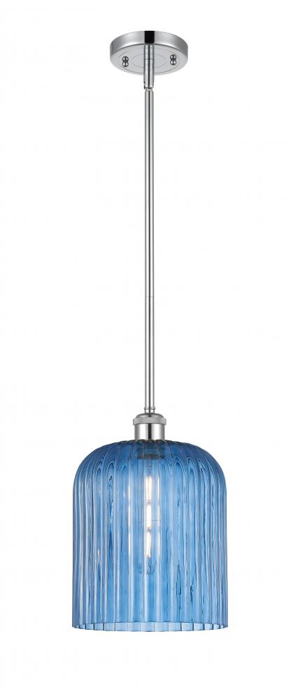 Bridal Veil - 1 Light - 5 inch - Polished Chrome - Mini Pendant