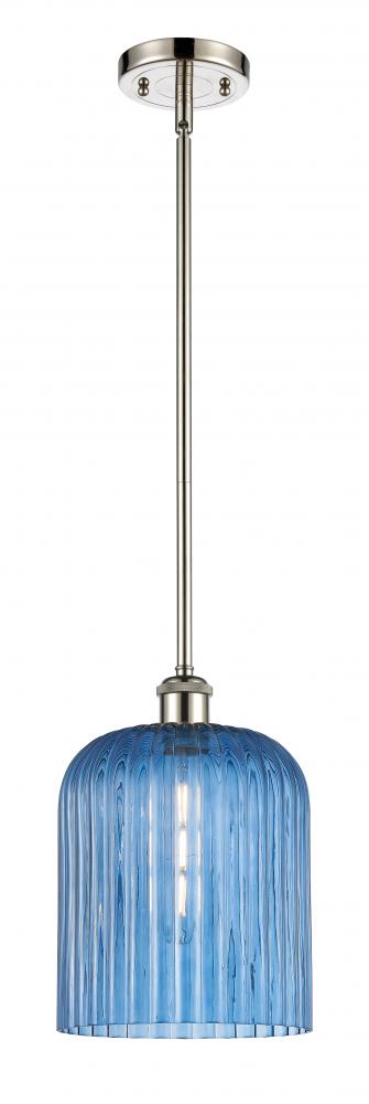 Bridal Veil - 1 Light - 5 inch - Polished Nickel - Mini Pendant