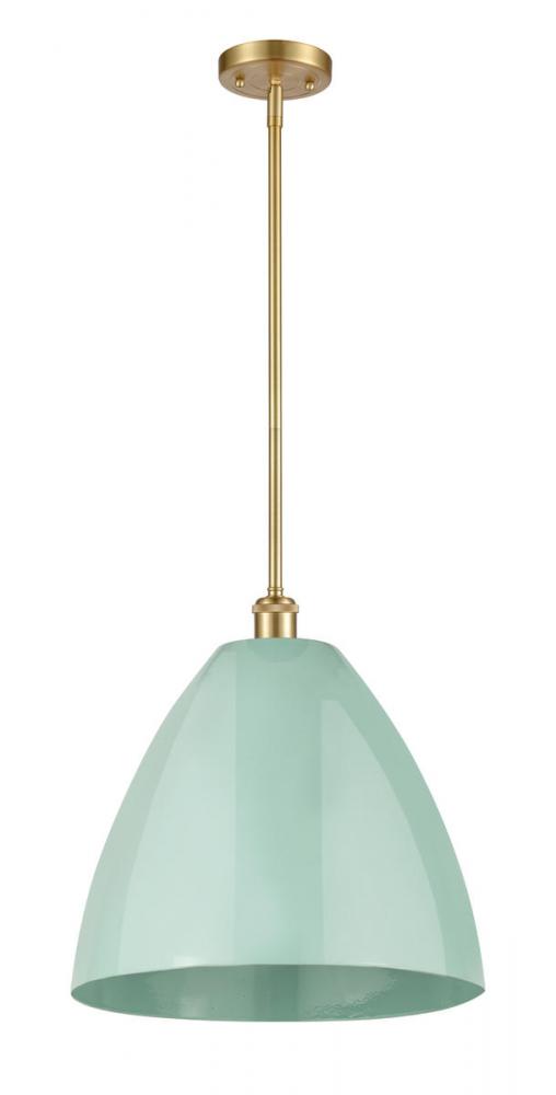 Plymouth - 1 Light - 16 inch - Satin Gold - Pendant