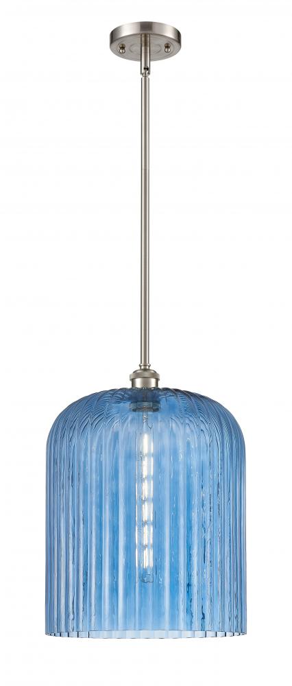 Bridal Veil - 1 Light - 5 inch - Brushed Satin Nickel - Mini Pendant