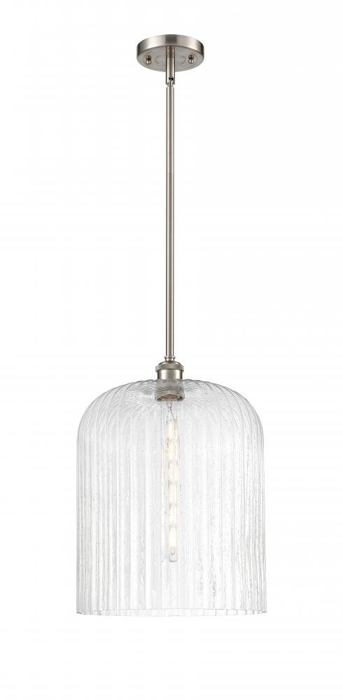 Bridal Veil - 1 Light - 5 inch - Brushed Satin Nickel - Mini Pendant