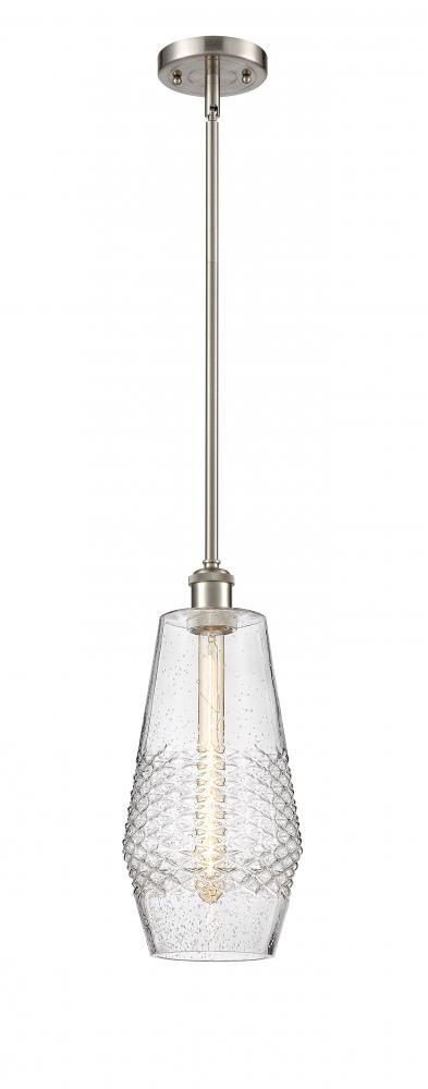 Windham - 1 Light - 7 inch - Brushed Satin Nickel - Mini Pendant