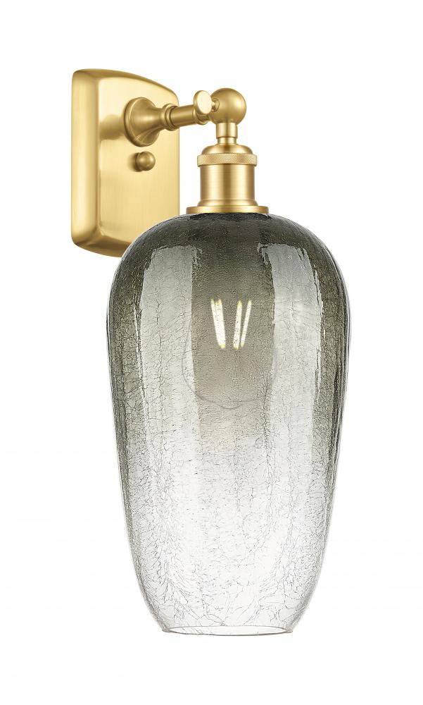 Brookhaven Flute - 1 Light - 7 inch - Satin Gold - Sconce