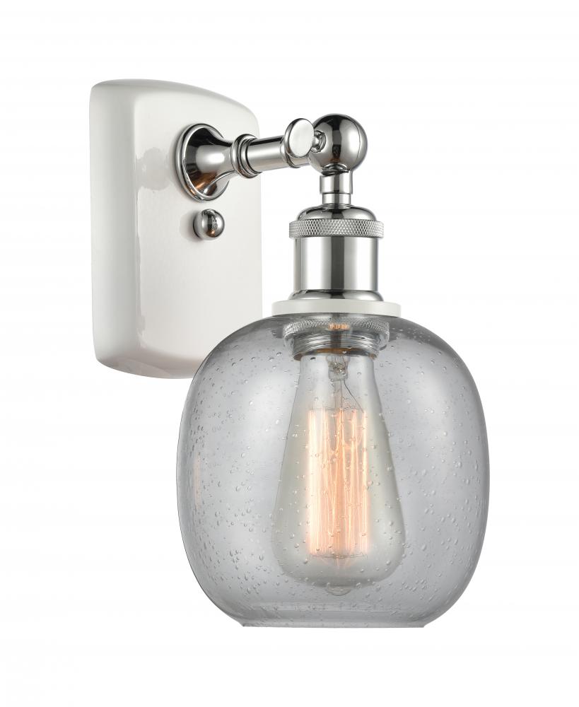 Belfast - 1 Light - 6 inch - White Polished Chrome - Sconce