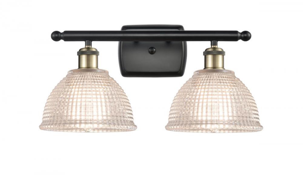 Arietta - 2 Light - 18 inch - Black Antique Brass - Bath Vanity Light