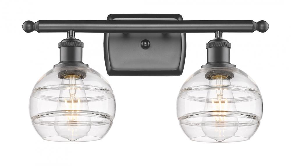 Rochester - 2 Light - 16 inch - Oil Rubbed Bronze - Bath Vanity Light