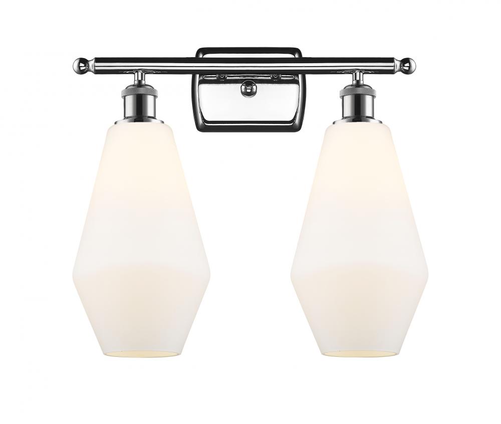 Cindyrella - 2 Light - 17 inch - Polished Chrome - Bath Vanity Light