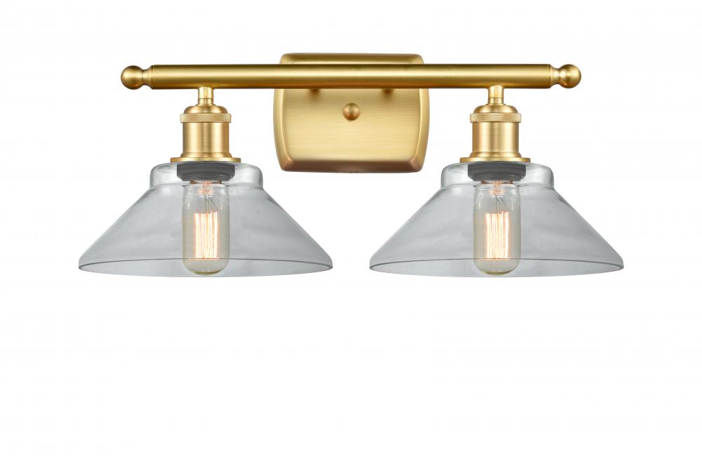 Orwell - 2 Light - 18 inch - Satin Gold - Bath Vanity Light