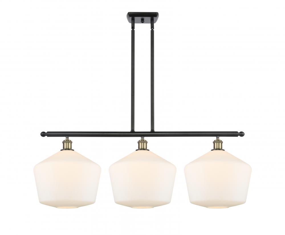 Cindyrella - 3 Light - 39 inch - Black Antique Brass - Stem hung - Island Light