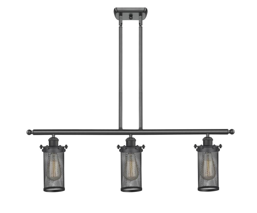 Bleecker - 3 Light - 36 inch - Polished Chrome - Cord hung - Island Light