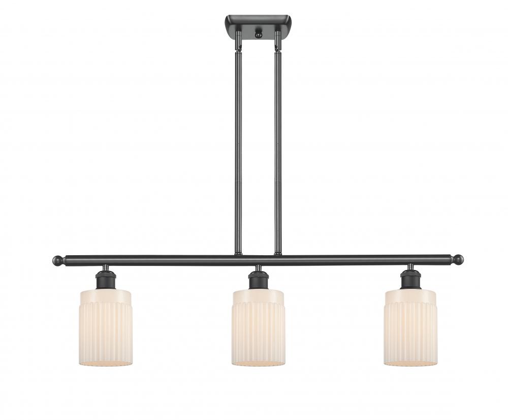 Hadley - 3 Light - 36 inch - Matte Black - Stem hung - Island Light