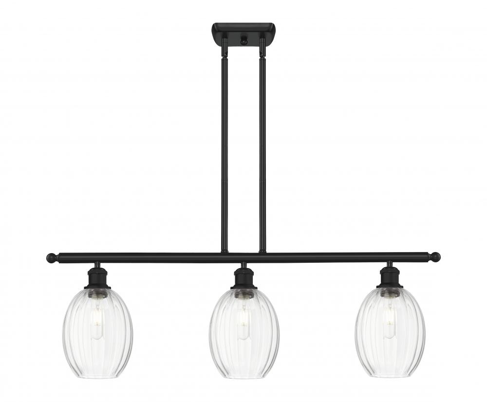 Preston Bulb - 3 Light - 36 inch - Matte Black - Stem Hung - Island Light