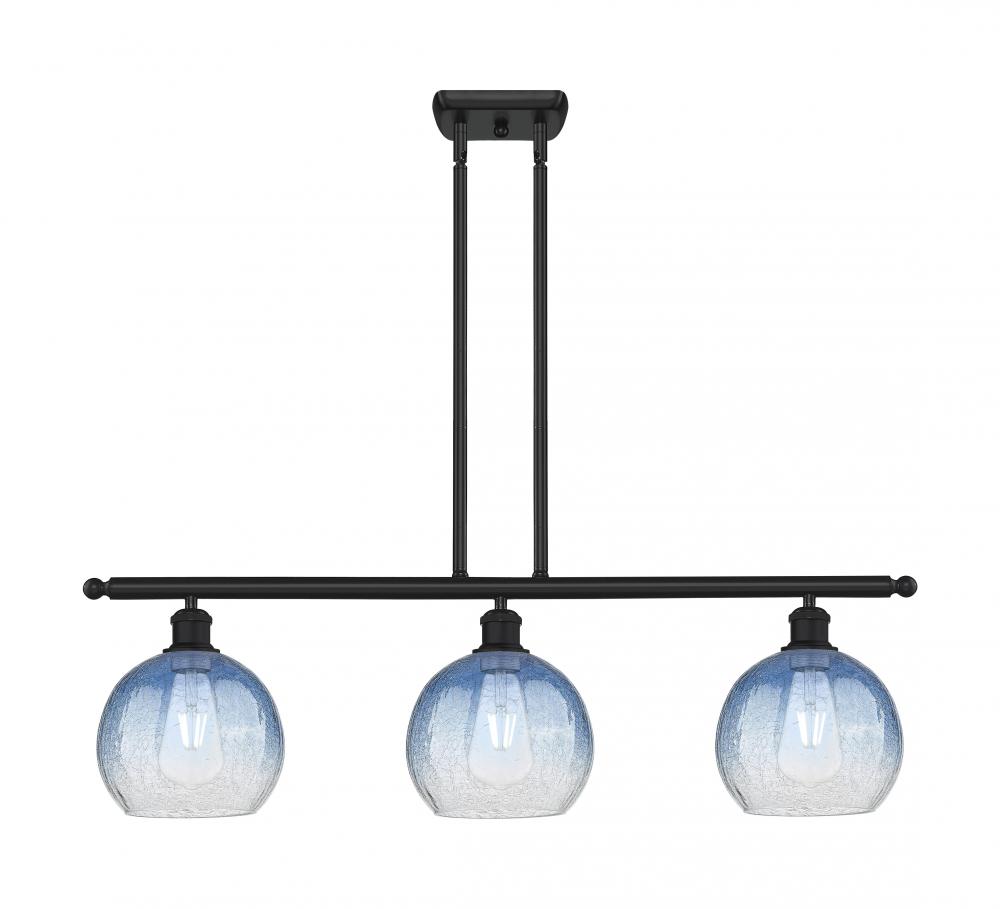Brookhaven Globe - 3 Light - 36 inch - Matte Black - Stem Hung - Island Light