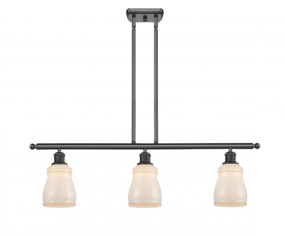 Ellery - 3 Light - 36 inch - Oil Rubbed Bronze - Stem hung - Island Light