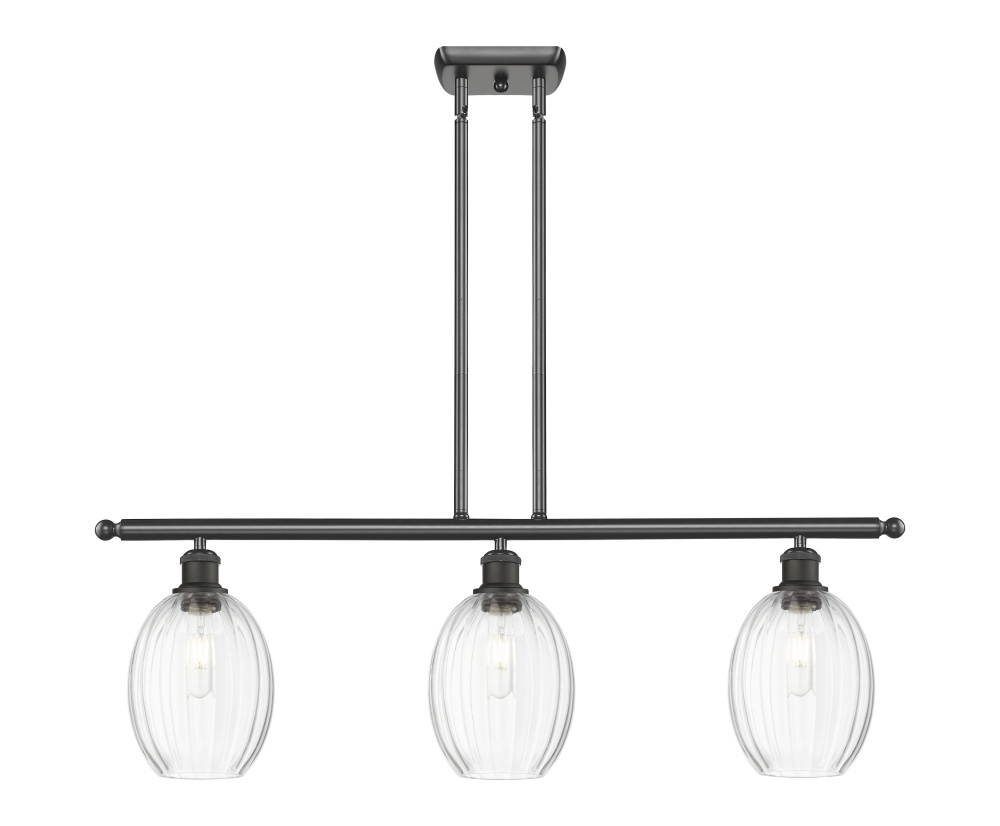 Preston Bulb - 3 Light - 36 inch - Oil Rubbed Bronze - Stem Hung - Island Light