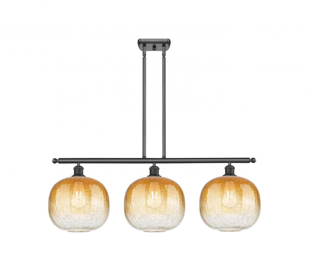 Brookhaven Sphere - 3 Light - 37 inch - Oil Rubbed Bronze - Stem Hung - Island Light