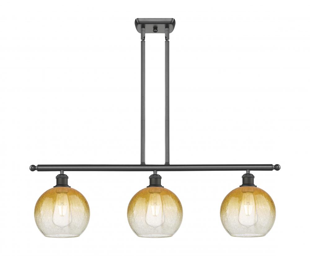 Brookhaven Globe - 3 Light - 36 inch - Oil Rubbed Bronze - Stem Hung - Island Light