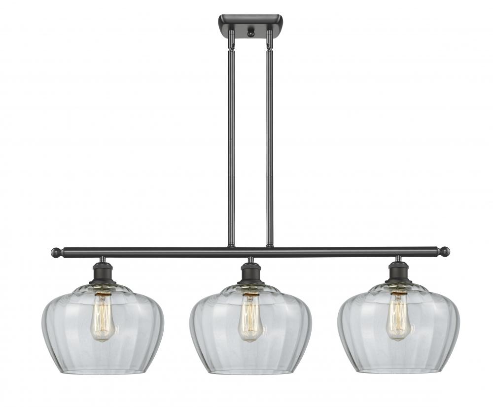 Fenton - 3 Light - 38 inch - Oil Rubbed Bronze - Stem hung - Island Light