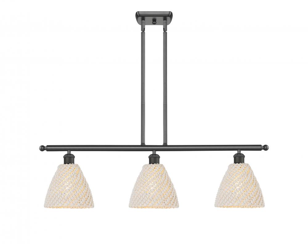 Bristol Natural - 4 Light - 48 inch - Oil Rubbed Bronze - Cord hung - Island Light