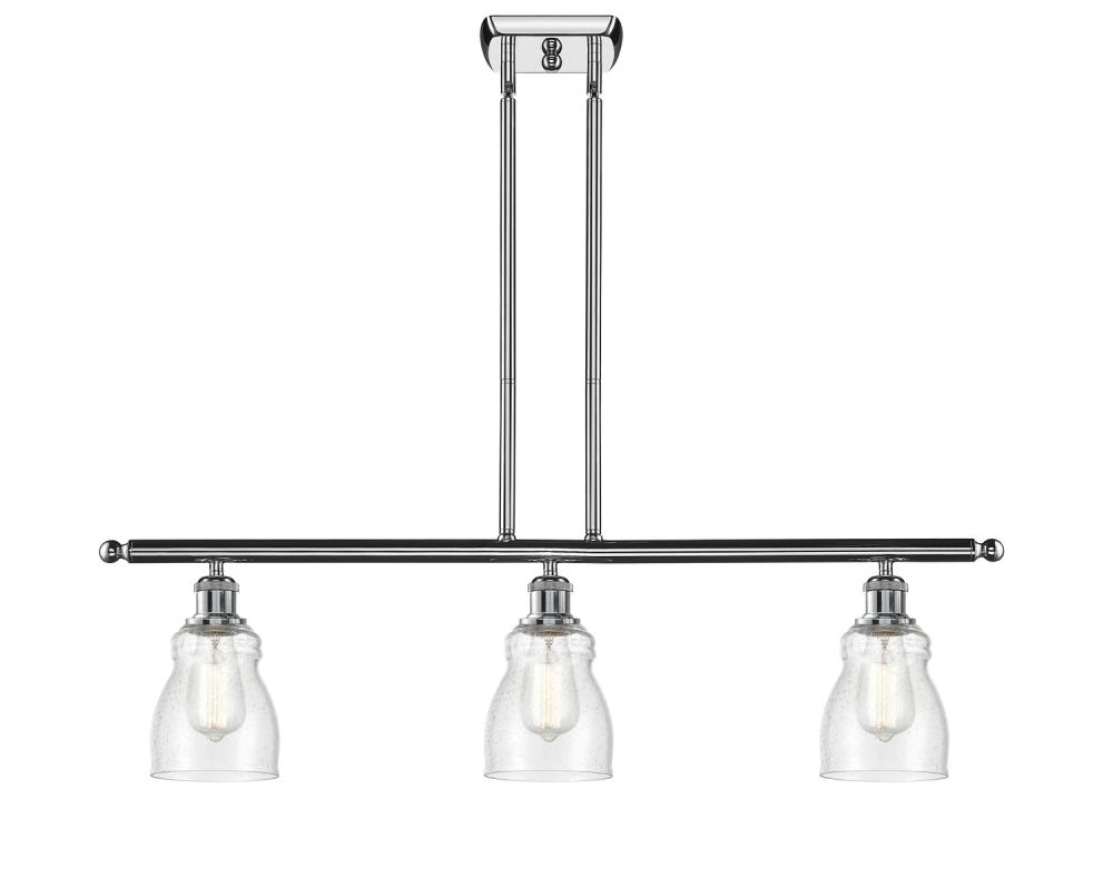 Ellery - 3 Light - 36 inch - Polished Chrome - Stem hung - Island Light