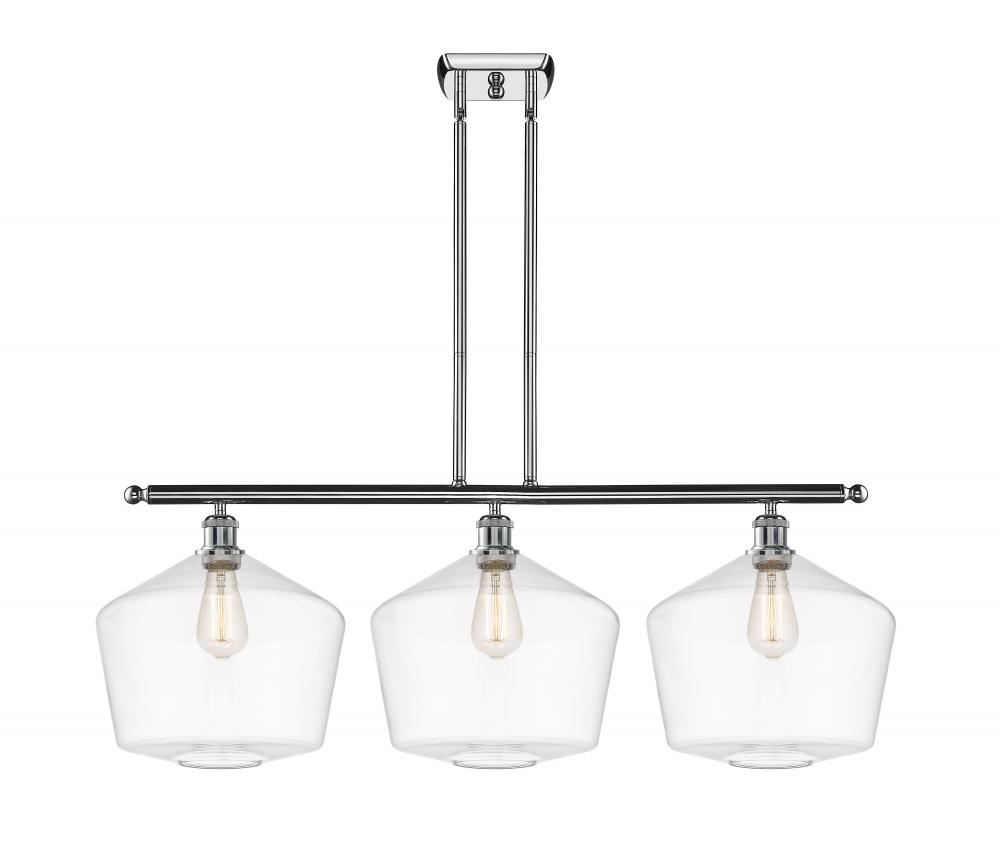 Cindyrella - 3 Light - 39 inch - Polished Chrome - Stem hung - Island Light