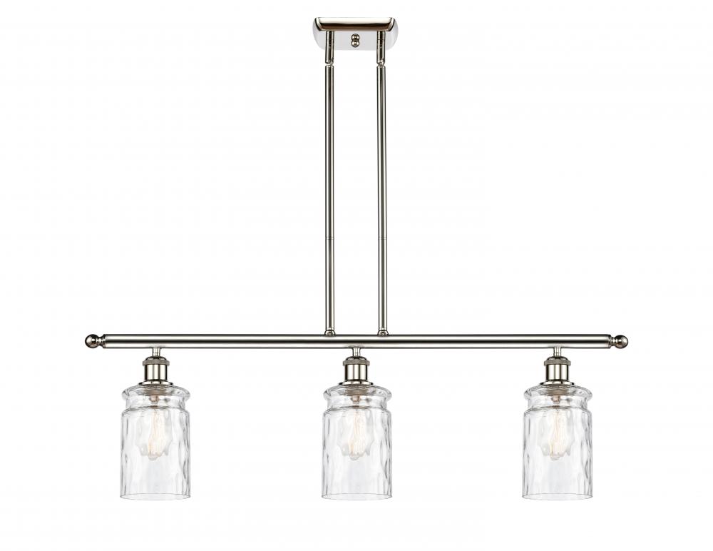 Candor - 3 Light - 36 inch - Polished Nickel - Stem hung - Island Light